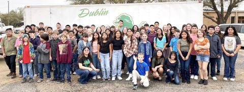 The Dublin ISD 6th grade beginner band earned a Division 1 rating (the highest possible) during a band festival in Cisco on Thursday. | submitted photo
