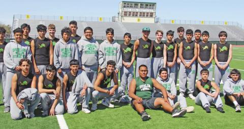 district 8-3a jv/varsity meet april 13/april 14 • 2 p.m. bob &amp; norma cervetto field