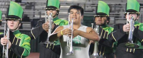 The DHS Sound of Dublin Band will host and compete in the Harry Bradberry Marching Classic on Cervetto Field Oct. 5. Paul Gaudette | Citizen staff photo