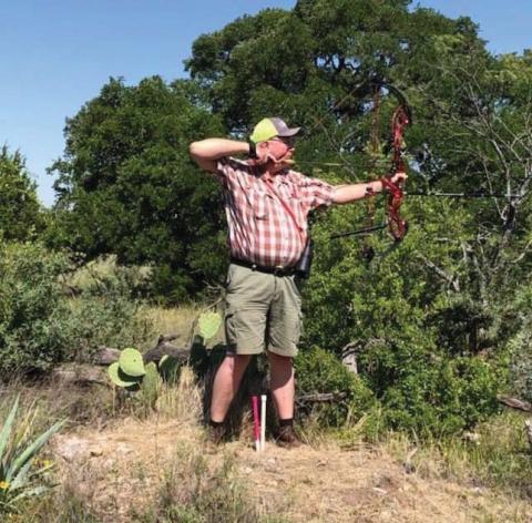 Gene Coan enjoys competing in 3D archery tournaments and is a 1981 graduate of Dublin High School. Submitted photo