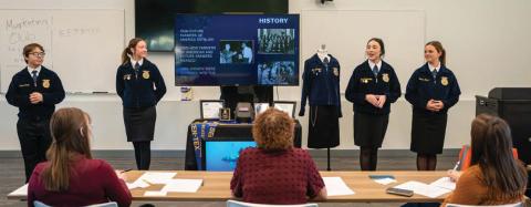 FFA students competed in agricultural issues, agricultural advocacy, agriculture public relations and radio broadcasting, job interview skills as well as Greenhand skills for those in ninth grade or older. Courtney Sacco | Texas AgriLife photo