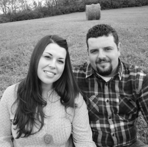 Amanda Rasberry-Lovitt and her husband, Adam