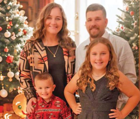 Nick and Kolby Howell with children, Pattie Mae and Weston
