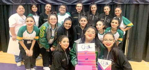 The Dublin Dandi-Lions Drill Team traveled to Lake Worth last weekend for the Regional Crowd Pleasers Dance competition. The team received a platinum award and first runner-up for their hip-hop routine. Officers also received a platinum and best in class. Submitted photo
