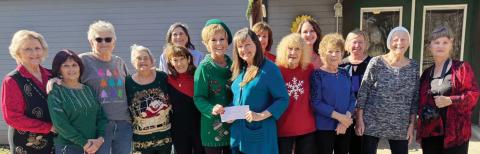 Members of the United Daughters of the Confederacy Major George B. Erath Chapter 2679 of Stephenville proudly presented a $750 donation to Restoration Advocates, a worthy organization which is dedicated to providing a safe and supportive environment for women affected by domestic violence. | submitted photo