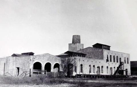 The beautiful, turn of the century architecture is apparent in this early view of the peanut mill. Courtesy photo