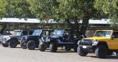 Jeeps are showcased Saturday, Oct. 22 at the Dublin City Park as park of the Stephenville Elk’s Lodge Drug Awareness Program fundraiser. Below, a 1979 Jeep Cherokee that has been restored is shown off by its owners. For more Jeep show pics see the Dublin Citizen Facebook page. Wyndi Veigel | Citizen staff photo