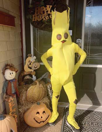 Branson Ivie, 8, as a banana was named as the winner in his age division. He will receive $25 Dublin Dollars from the chamber. Submitted photo