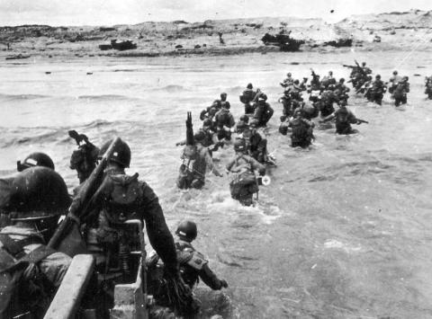 Dublin Postmaster, Bill Cowan moved ashore at Utah Beach with the 4th infantry on D-Day June 6, 1944. Courtesy photo