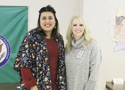 Intermediate School Staff Member of the Month Brenda Juarez Presented by Principal Amanda Lisso