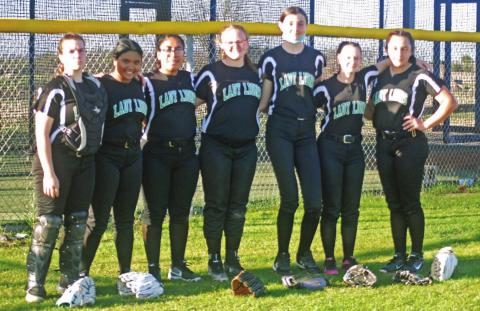 The 2021 JV softball Dublin Lady Lions are: Madison Bennett, Rexchelle Bon, Jackie Gibson, Kaylan Kiser, Karina Ortega, Chloey Rollins, Paige Wilson and Karlie White. Paul Gaudette | Citizen staff photo