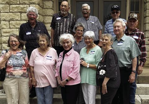 The Dublin High School Class of 1961 held their 65th reunion at Granny Clark’s June 13, 2026. Class secretary Sha Ward Moffett was honored for her service to the class for all these years. Of the 66 who were involved with the class, 33 still survive. Mac McKinnon | submitted photo