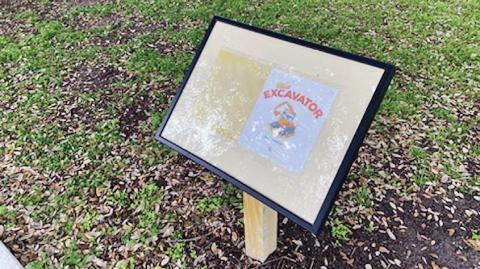 “The Little Excavator” is currently on display at the Dublin Public Library’s Story Walk