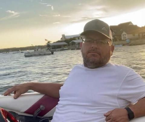 Clint Sparks, a 1993 Dublin High School graduate, enjoys some free time on Lake Granbury.