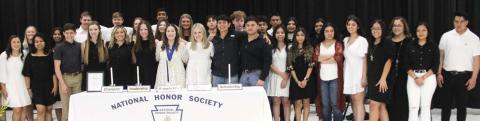 NHS members inducted