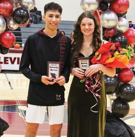 2024 Mr & Miss LHS Fernando Moreno (also Homecoming King candidate), Brena Gage