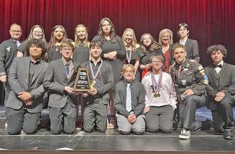 Dublin High School one act play cast and crew are heading to Bi-Distict in Graham on Saturday, March 11 after earning several accolades in Zone and District competition last week. | submitted photo