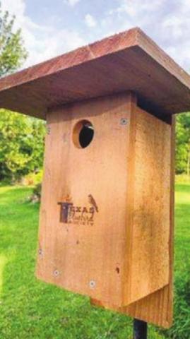 Nestboxes like this will be on sale Saturday at the Dublin Market Days at Wright Historic Park to provide a place for native bluebirds to nest. | submitted photos