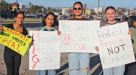 Protest occurs over immigration crackdown