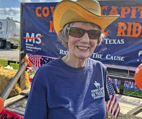 Volunteer and Chair Mary Howard has been helping the Cowboy Capital MS Trail Ride since 1997, and has been praying for a cure ever since her late husband Eddie was diagnosed many years ago. The ride along with a 5K Run and 1-mile fun run helps raise funds for research. Courtesy photo