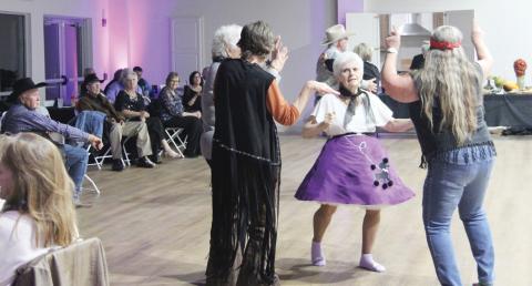 People of all ages dance the night away at the Senior Prom Silver Edition at the newly opened Cross Timbers Legacy Center (Senior Citizens Center) Thursday, Jan. 16. The Legacy is open to everyone in the county with programming geared towards those 55 and older. Those who have not utilized any classes, programs or the center are encouraged to come check it out. The Legacy is located at 830 S. Graham Ave. Wyndi Veigel-Gaudette | Citizen staff photo