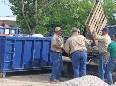 City of Dublin hosted its annual Community Clean-Up Event Saturday, May 31 allowing citizens to dispose of trash at the Public Works yard. Paul Gaudette | Citizen staff photo
