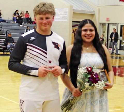 Brody Hurt and Alexa Rosalez were named Mr. and Mrs. LHS. Paul Gaudette | Citizen staff photo