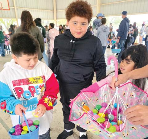 Despite rainy conditions kids of all ages gather Easter eggs at the annual EGGStravaganza Saturday, April 19 at the City Park. For more photos see A8 and our Facebook page. Wyndi Veigel-Gaudette | Citizen staff photo