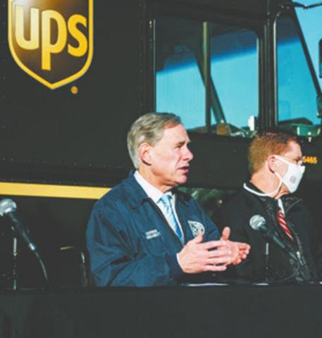 | submitted photo Gov. Greg Abbott addressed the distribution of COVID-19 vaccines in Texas during a press conference on Thursday, Dec. 17.