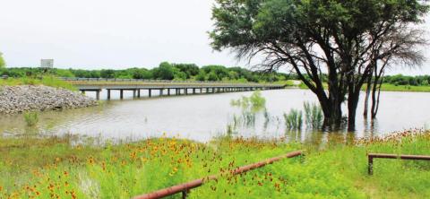 The consistent rainfall started