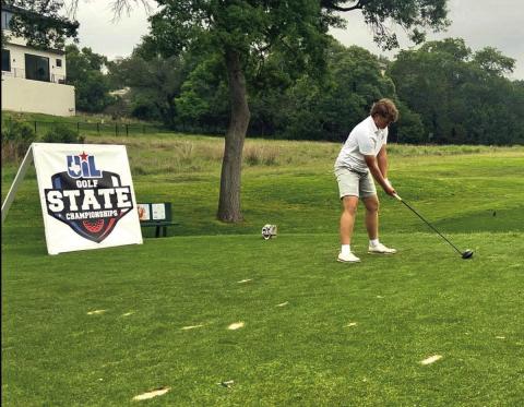 Lingleville golfer Brody Hurt plays in the state golf tournament in LeanderApril27-28. Courtesy photo