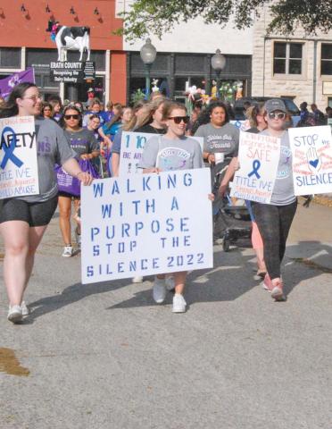 Erath gathers to stop silence of victims