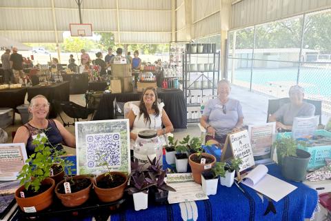 Members of the Erath County Master Gardeners hand out plants, seeds, information and more at the monthly Dublin Market Days under the pavilion at the City Park. Market Days is held the third Saturday of each month from 9 a.m. to 1 p.m. Wyndi Veigel-Gaudette | Citizen staff photo