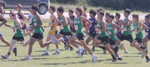 Dublin Varsity Lions cross country runners placed 2nd as a team during the Dublin FCA meet Sept. 18. Paul Gaudette | Citizen staff photo