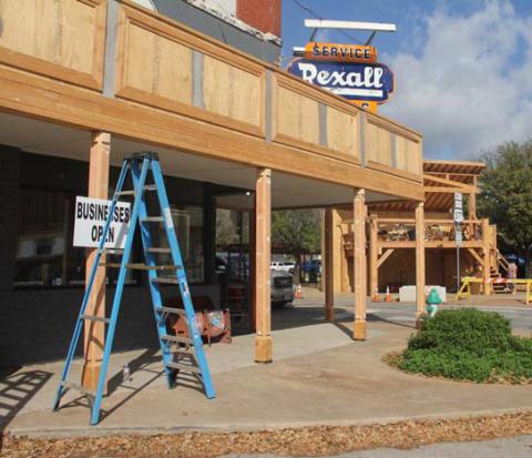 Some interesting building is taking place in downtown Stephenville as the cast and crew prepare to start shooting “Yellowstone: 1883: The Bass Reeves Story,” a Taylor Sheridan limited series. The series, which is a spin-off of Yellowstone’s Wild West prequel 1883, will star British actor David Oyelowo as Bass Reeves, the first Black U.S. Marshal west of the Mississippi. Wyndi Veigel | Citizen staff photo