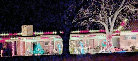 6 Woodland Trail is the winner of the annual Christmas decorating contested co-hosted by Revitalize Dublin, Dublin Citizen and the Dublin Chamber of Commerce. Staff members of The Dublin Citizen selected the top 25 homes and photos were placed online and at the Chamber for voting. Paul Gaudette | Citizen staff photo