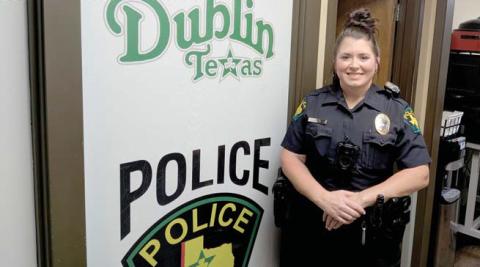 Vanessa Griffin has recently joined Dublin PD as a patrol officer after bringing 13 years of law enforcement experience to the department. Paul Gaudette | Citizen staff photo