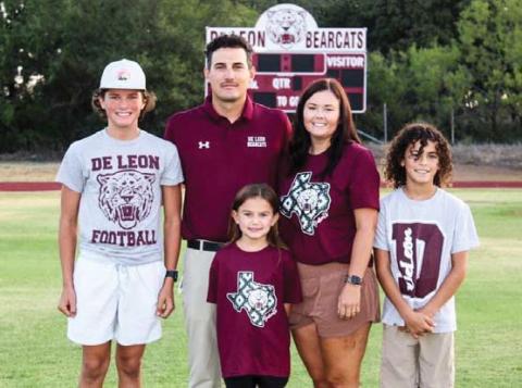 Tedra Craddock Zmeskal and her husband Tommy Zmeskal (also a Dublin graduate) who is the head baseball coach in De Leon with kids Trenton, Tripp and Teagan