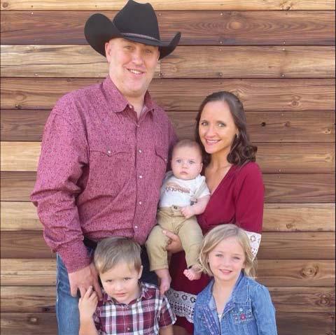 Tyler Tuck and his family