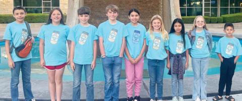 Dublin was well-represented in the state Future Problem Solving competition. Competing in the junior division for Dublin were Royce Scott, Harley Jennings, Jacob Gibson, Jacob Parsons (Second place Jr. Individual), Isabel Puerta (5th place Jr. Individual), Hattie Johnson, and Jr. Team Top 10 finalists Elizabeth Ortiz, Evelyn Akard and Jaron Winborn. | Submitted photo