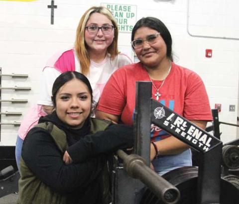 DHS girls who signed up to lift this season included: Cassidy Adair, Summer Anderson, Marivel Alvarez. Karyna Lopez, Lucero Marquez, Mariana Ortiz. Candy Rodriguez, Kim Rojas, Andrea Rosalez, Nomi Thompson, Sandra Vasquez, Frida Villicana and Jaylie Williams. Paul Gaudette | Citizen staff photo