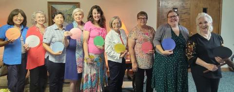 Newly elected officers for the Dublin Woman’s Thursday Club include from left Reporter-Denise Weems, Parliamentarian-Leta Sage, Engineer-Edilisa Jimenez, Censor-Patty Hirst, Treasurer-Dana Herod, Corresponding Secretary-Wanice Brown, Recording Secretary-Janet Pino, Vice-President-Wyndi Veigel-Gaudette and President-Judith Lemons. The ladies will serve two years in their roles. Courtesy photo