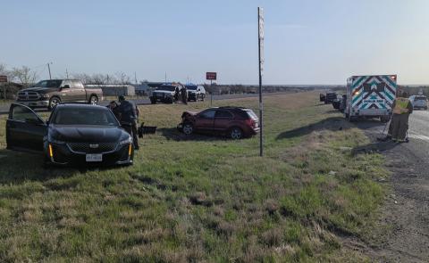 A two-vehicle accident occurred on Dublin’s Loop Saturday, March 22 and impacted traffic. Dublin EMS, PD, State Troopers, Dublin VFD and Lingleville VFD responded. There were no serious injuries reported. Paul Gaudette | Citizen staff photo