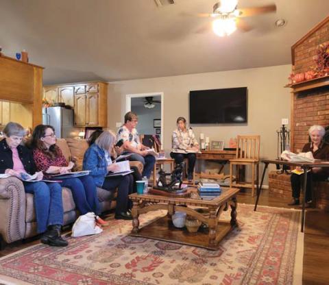Thursday Club members enjoyed spending time together during their November meeting while studying a new Texas Ecoregion. Wyndi Veigel-Gaudette | Citizen staff photo