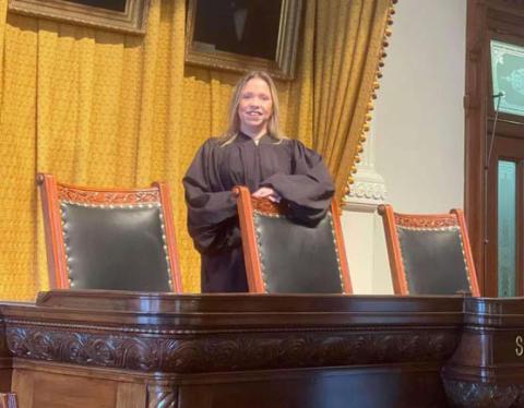 Municipal Court Judge Juanita Vasquez is a 2000 Dublin High School graduate. She credits former Judge Latrelle Cain as being a mentor for her. Submitted photo