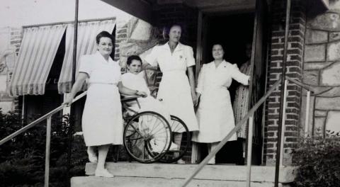 Agatha Prater, Beryl “Bush” Jones and Clara Faulkner were mentors to the LVN nurses from the The Dublin Hospital LVN School. Submitted photo